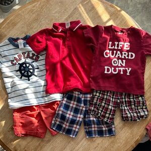 Three Gymboree Boys Matching Outfit Sets